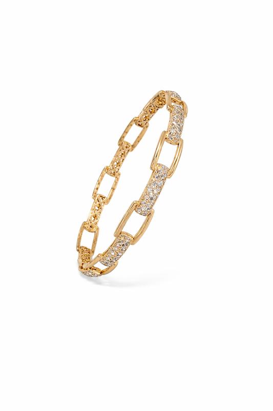 النگو زنانه طلا ۱۸ عیار تراش بدون نگین هرمس گالری نقشار