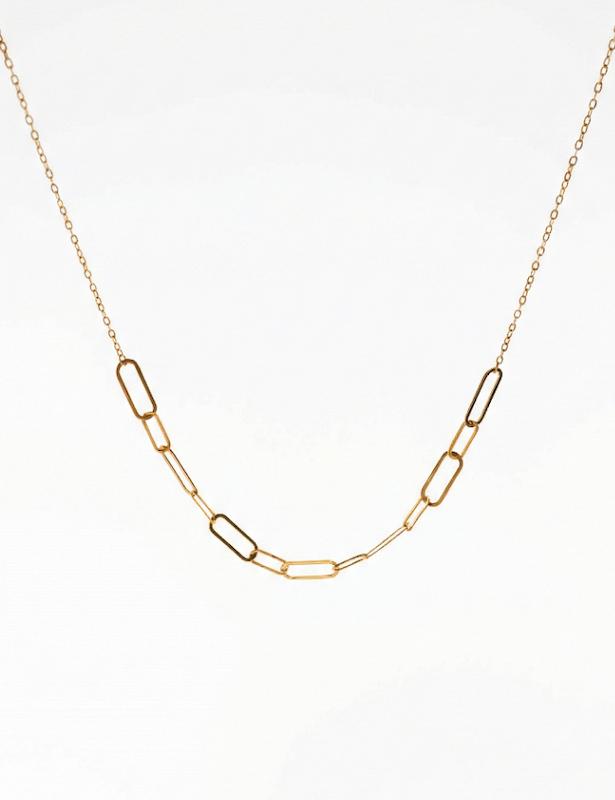 گردنبند زنانه طلا ۱۸ عیار گردنبند دیپلمات گالری طلای دانژه