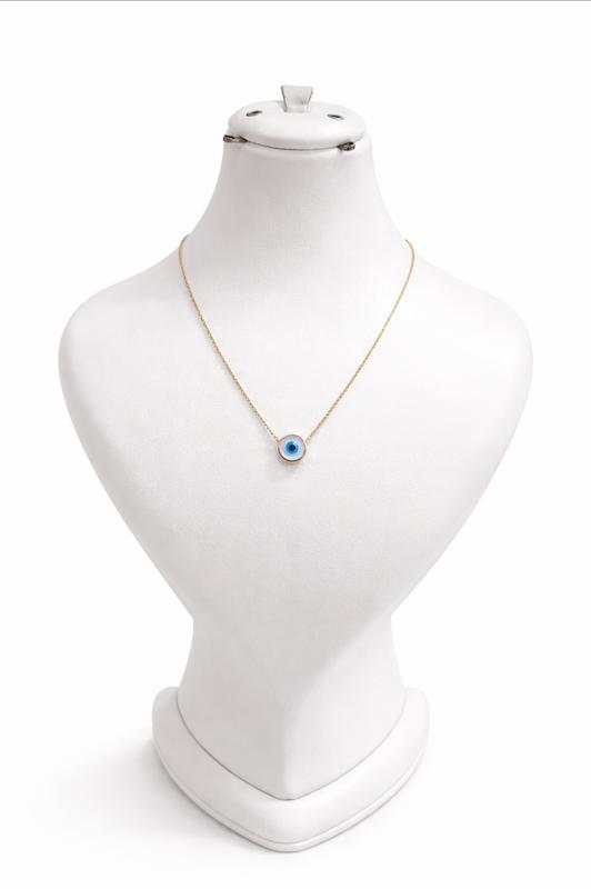 گردنبند زنانه طلا ۱۸ عیار گردنبند چشم نظر طلای شیک