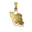 آویز زنانه طلا ۱۸ عیار ایران کد kc18757 مدوپد