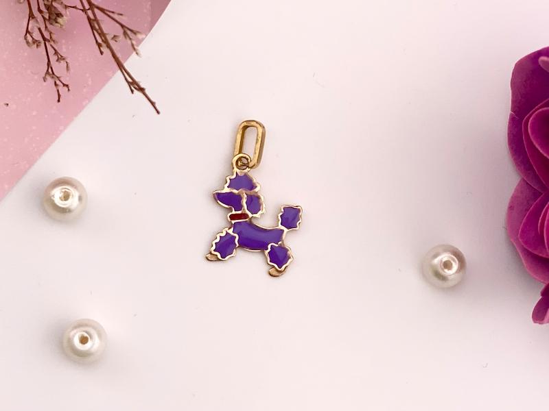 آویز طلا ۱۸ عیار آویز کد 2 میناکاری مینیمال گالری یونیکا