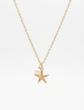 گردنبند زنانه طلا ۱۸ عیار گردنبند مینیمال ستاره و مروارید گالری طلای دانژه