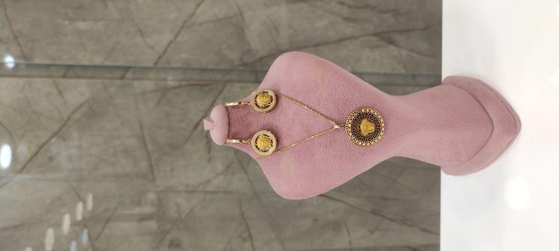 زنانه نیم ست طلا ۱۸ عیار ورساچ بدون زنجیر گالری دنیا
