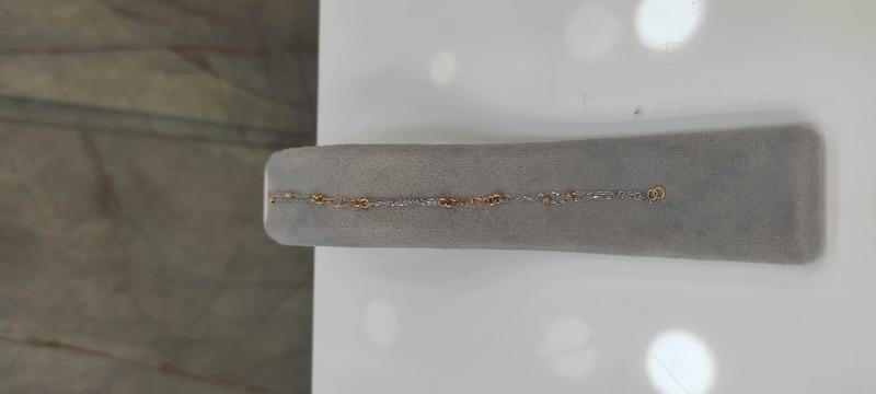 دستبند زنانه طلا ۱۸ عیار ترک گالری دنیا