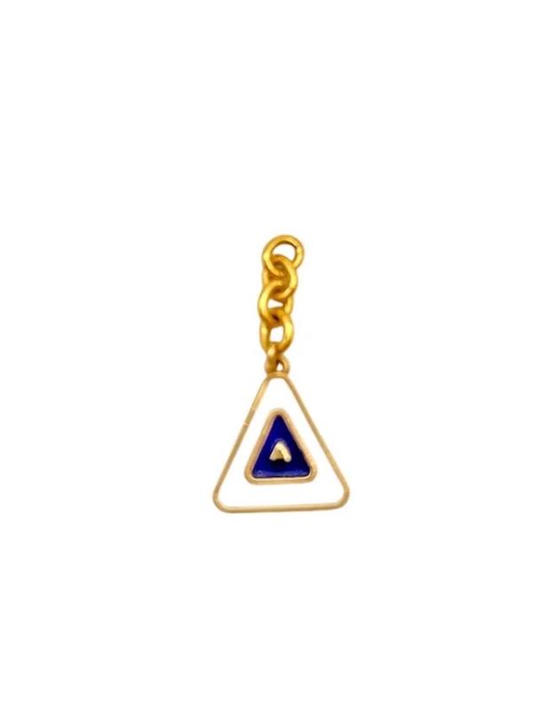 آویز طلا ۱۸ عیار آویز مثلث کرواتی گالری سها