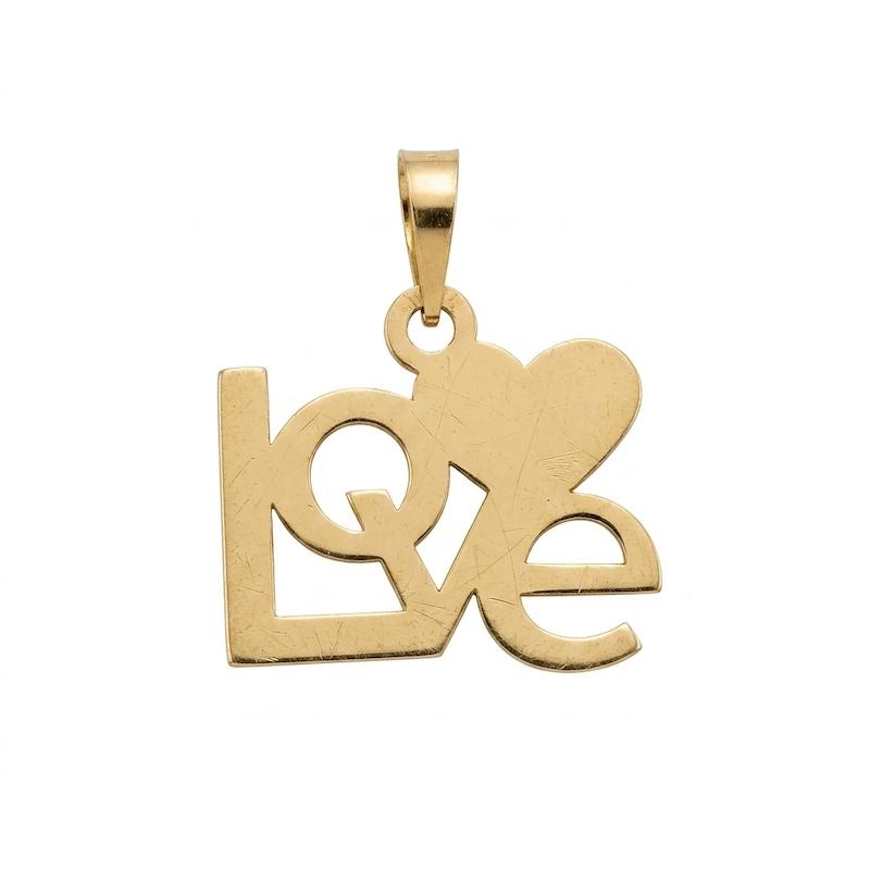 آویز طلا ۱۸ عیار پلاک LOVE گالری سها