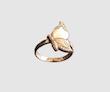 انگشتر زنانه طلا ۱۸ عیار مدل پروانه 2 دلفین گلد گالری