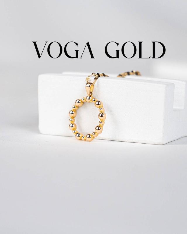 آویز زنانه طلا ۱۸ عیار دایره هستی VoGa GOLD