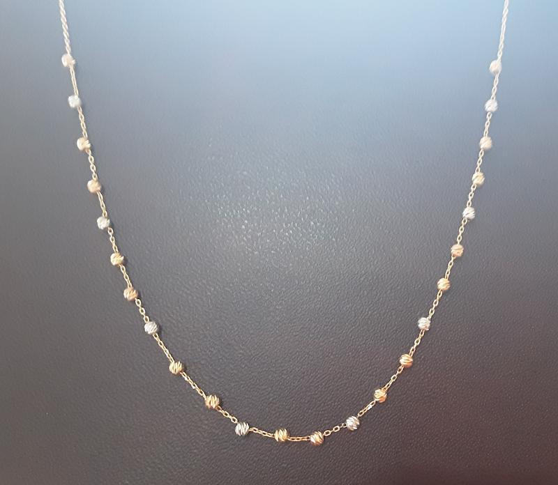زنجیر زنانه طلا ۱۸ عیار مدل البرنادو طول 45cm دلفین گلد گالری