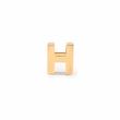 آویز طلا 18 عیار زنانه کامیاب گلد مدل پلاک طلای H کد KAA001644