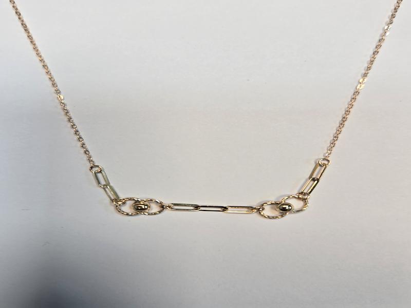 گردنبند طلا 18 عیار زنانه پریدخت گالری مدل توپی زرین  کد PAN002056