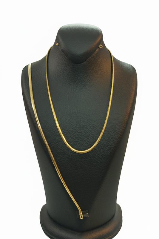 سرویس طلا 18 عیار زنانه طلاجات زحمتکش  مدل تیغ ماهی  کد ZKS002200