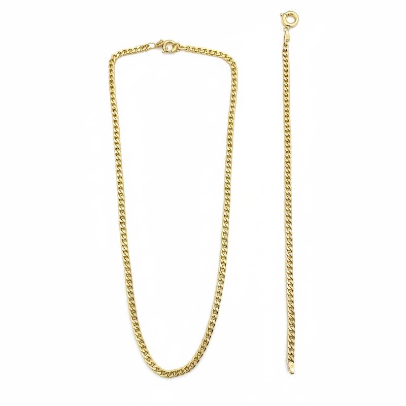 سرویس طلا 18 عیار زنانه حسینی زاده مدل کارتیه کد HOS002495