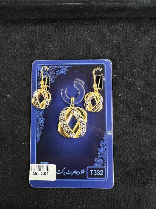 زنانه نیم ست طلا ۱۸ عیار نیم ست فیوژن تراش گالری پورقلی