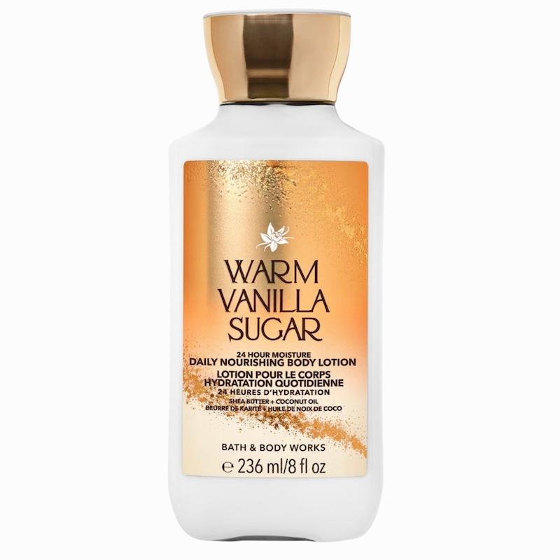 لوسیون بدن بث اند بادی ورکس مدل Warm Vanilla Sugar