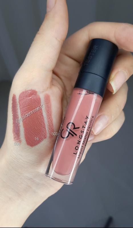 رژلب مایع بادوام گلدن رز long stay