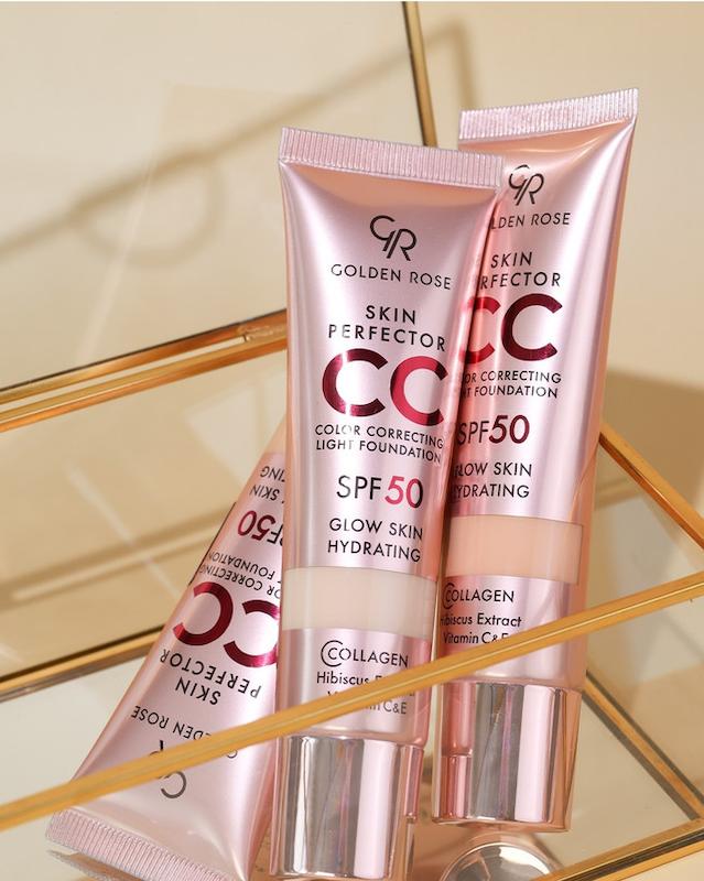 سی سی کرم اسکین پرفکتور SPF 50 گلدن رز | Golden Rose CC Cream Skin Perfector SPF 50+