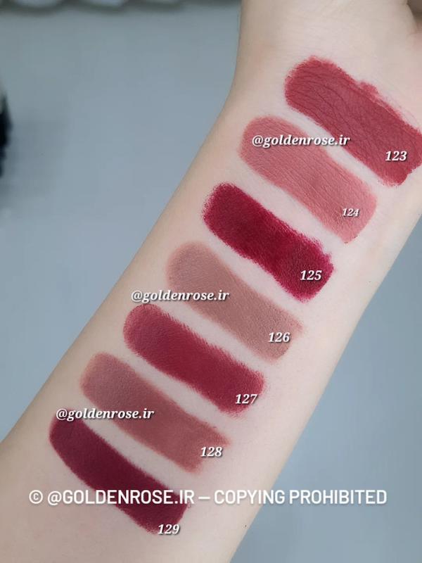 رژلب جامد پیور مات گلدن رز Golden Rose Pure Matte Powder Lipstick