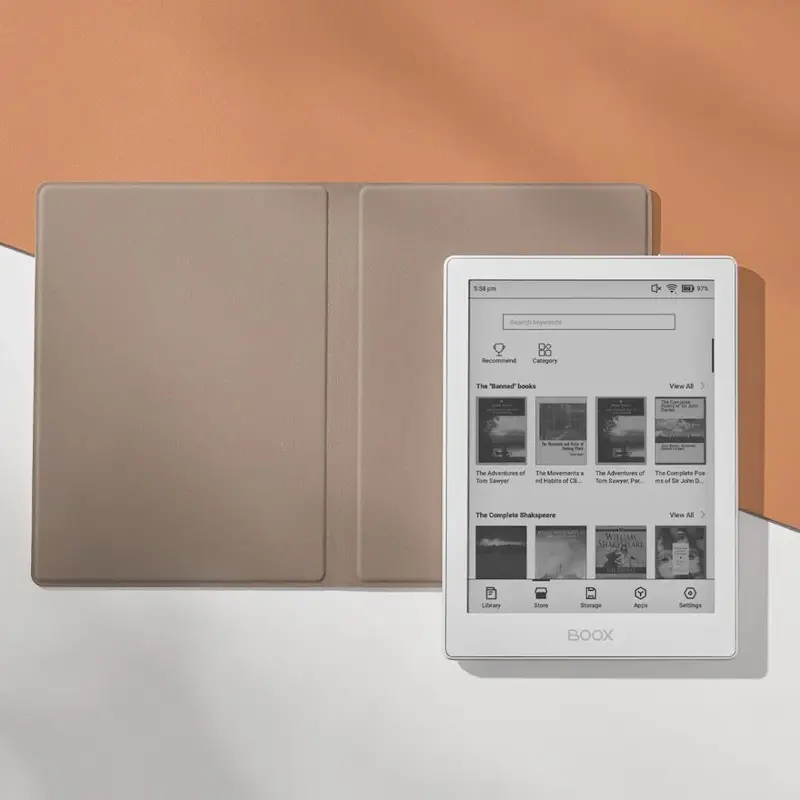 کیف کتابخوان چرمی اورجینال onyx boox go 6 