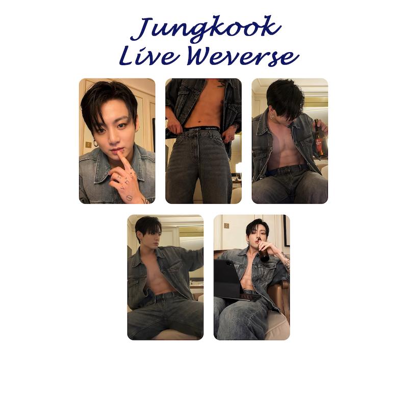 پک فوتوکارت جونگکوک live weverse