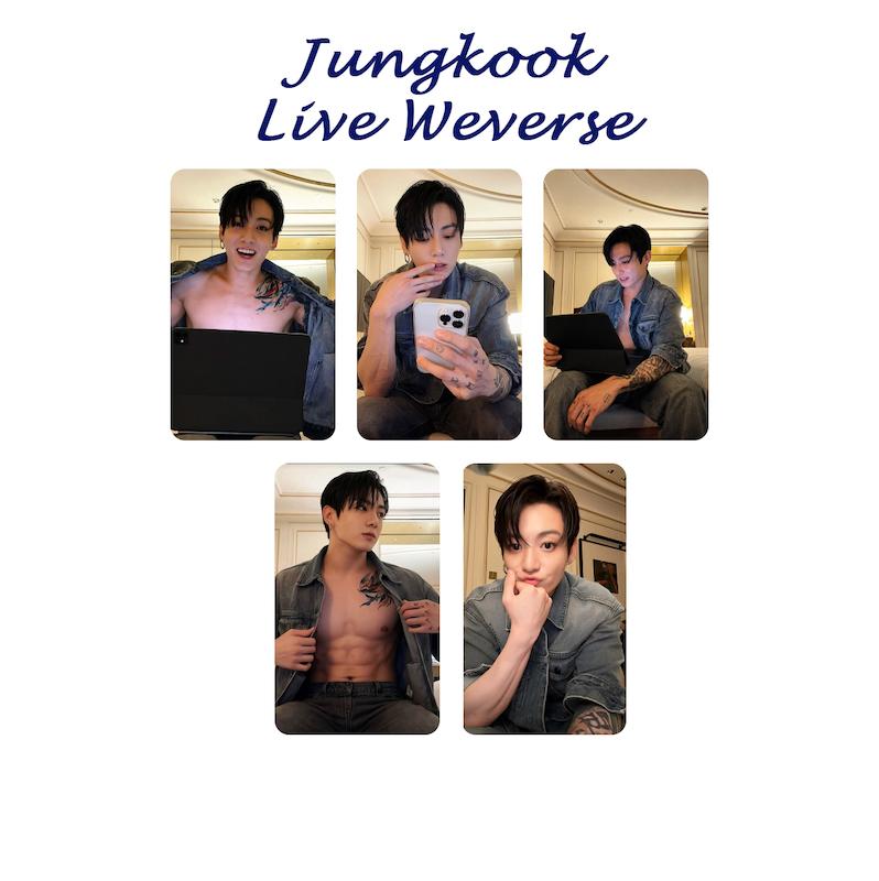 پک فوتوکارت جونگکوک live weverse
