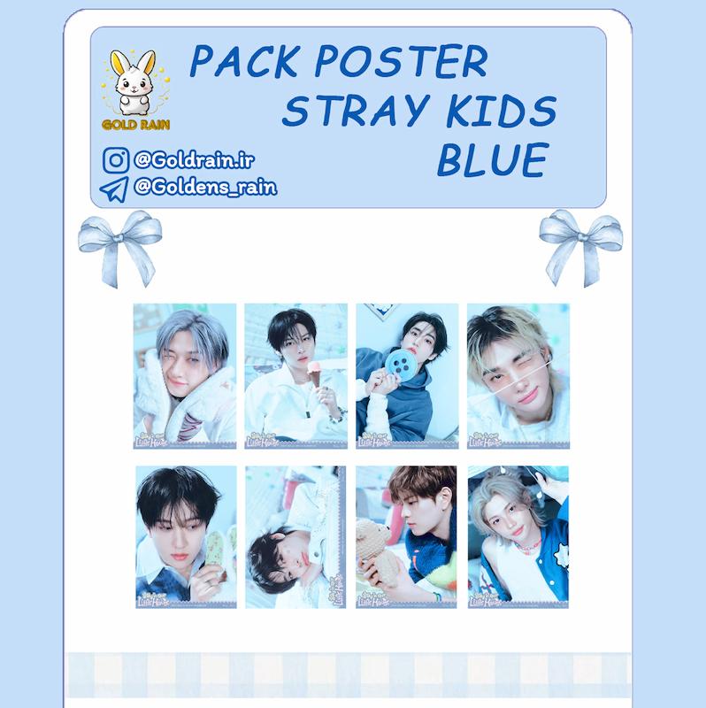 پک پوستر A5 استری کیدز / Stray kids Poster Little House Blue