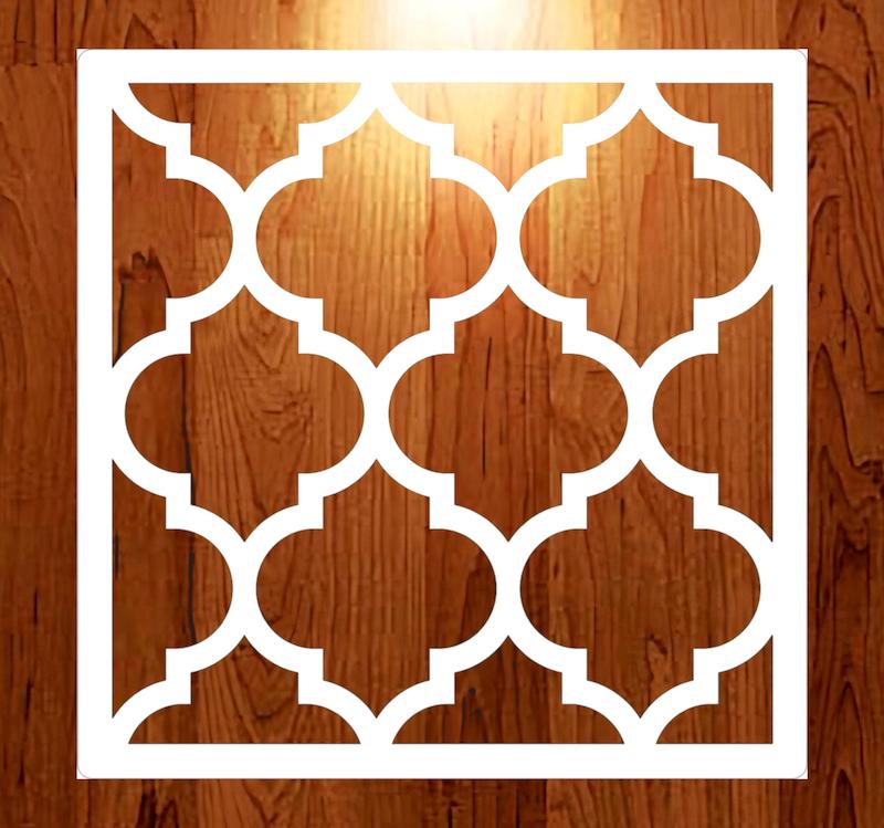 شابلون مینی طرح کاشی کد 9003