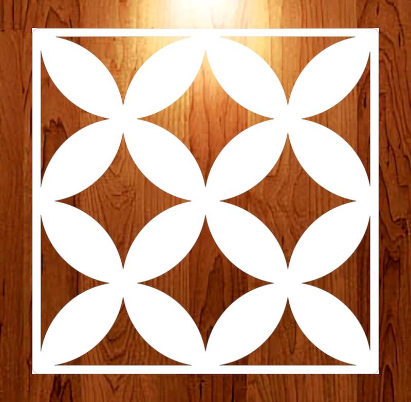 شابلون مینی طرح کاشی کد 9008