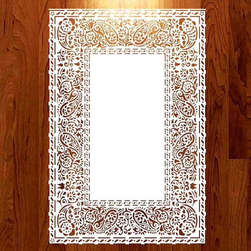 شابلون طرح فرش