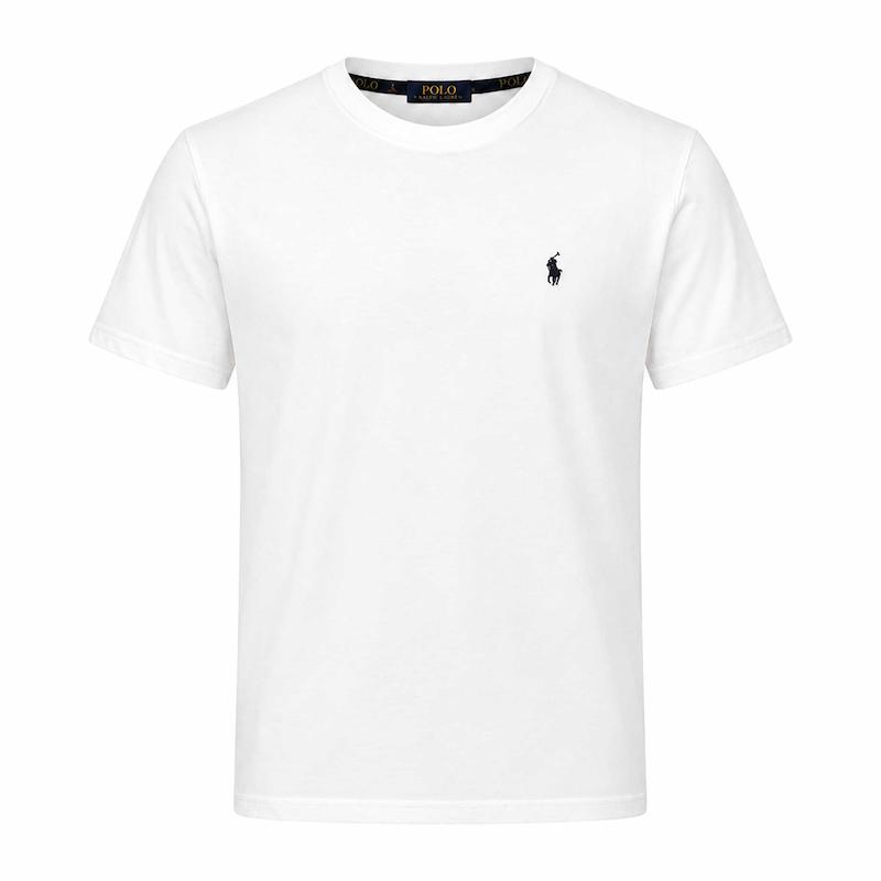تیشرت یقه گرد ساده سفید polo - کپی