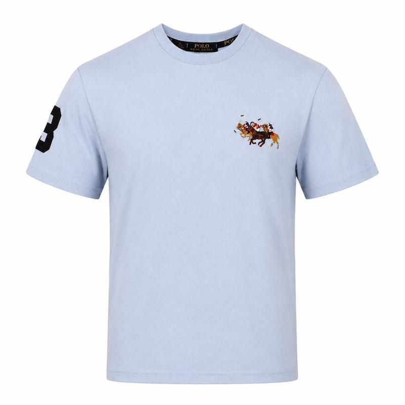 تیشرت یقه گرد polo طرح ۳ اسب - کپی