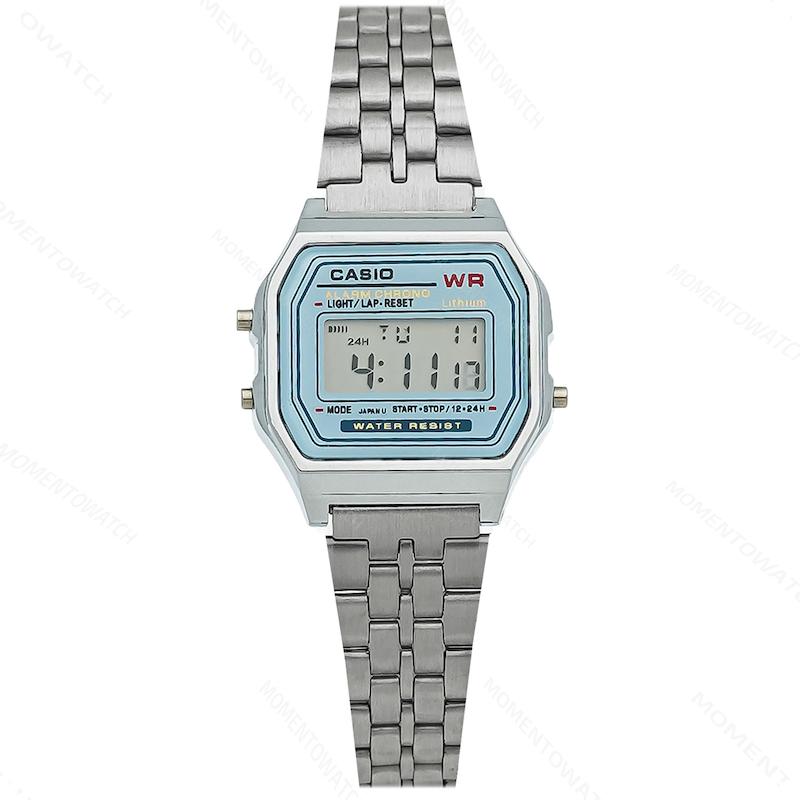 ساعت مچی کاسیو نوستالژی صفحه آبی یخی
