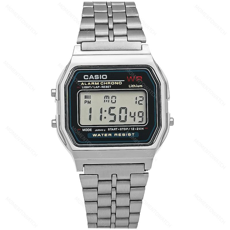 ساعت مچی‌ مردانه کاسیو نوستالژی صفحه مشکی سایز متوسط