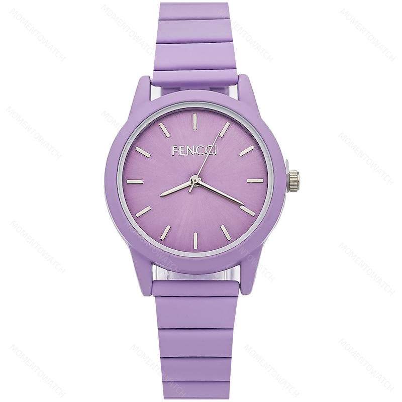 ساعت مچی فنسی یاسی بنفش گواشی