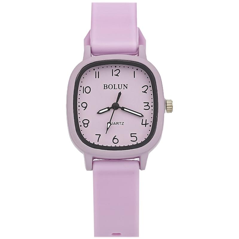 ساعت مچی بولون مربعی فول یاسی بنفش