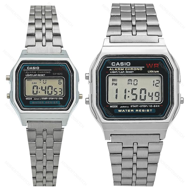  ست ساعت مچی کاسیو نوستالژی صفحه مشکی 