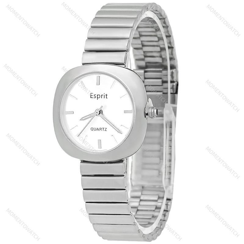 ساعت مچی زنانه اسپیریت مینیمال نقره‌ای با صفحه سفید