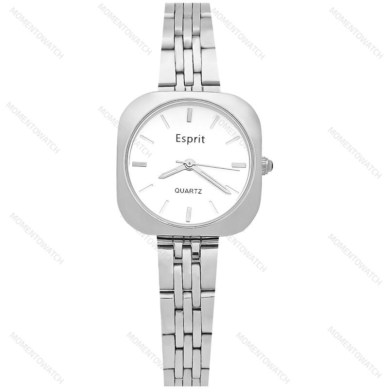 ساعت مچی زنانه اسپیریت مینیمال نقره‌ای با صفحه سفید