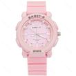 ساعت مچی اسپرت BABET-Q بابت بند سیلیکونی صورتی پاستلی