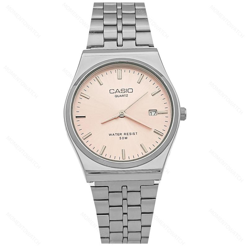 ساعت مچی کاسیو گادفادر بند سیلور صفحه صورتی