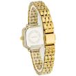 ساعت مچی زنانه نایدو مربعی صفحه مشکی بند طلایی 