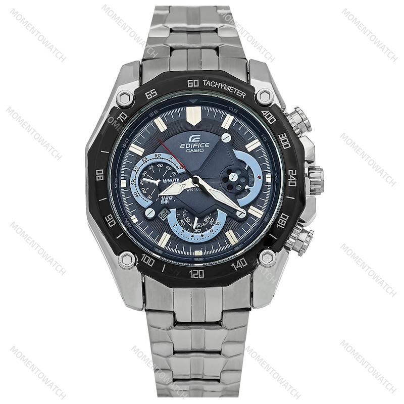 ساعت مچی مردانه کاسیو ادیفایس  Casio Edifice EF550 بند استیل صفحه آبی