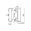 شیرالات KWC - شیر توالت زئوس 