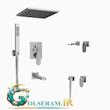 شیرالات کسری - ست توکار نرو کروم مات