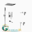 شیرالات کسری - ست توکار نرو کروم