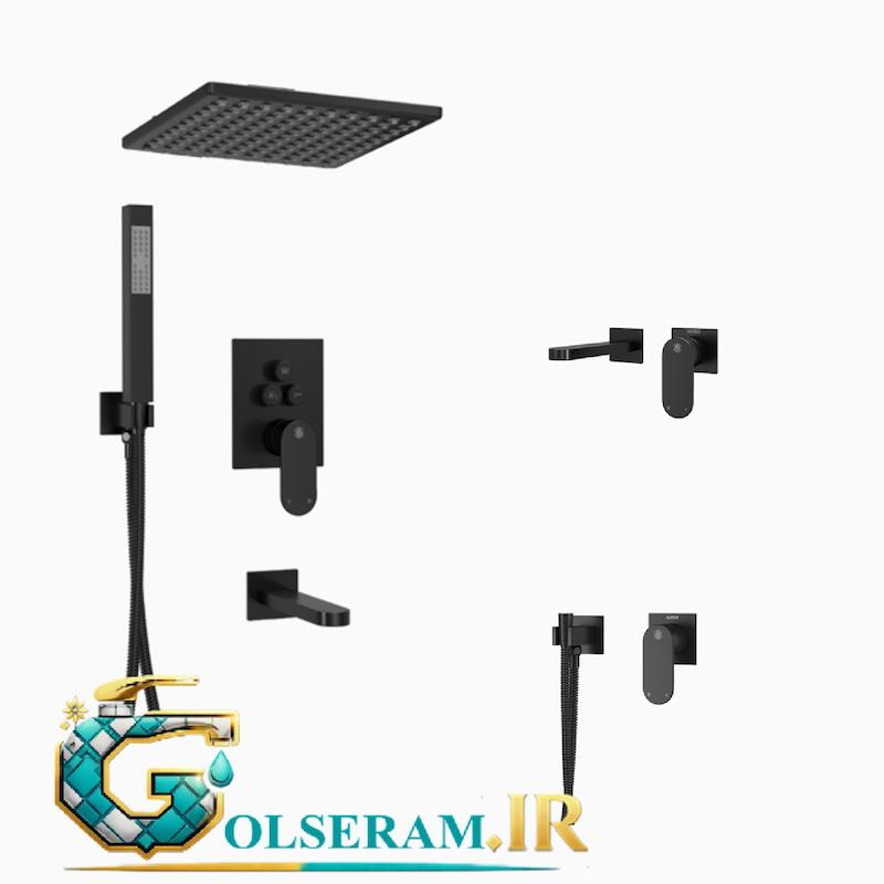 شیرالات کسری - ست توکار نرو مشکی