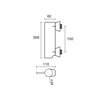 شیرالات KWC - شیر توالت زو
