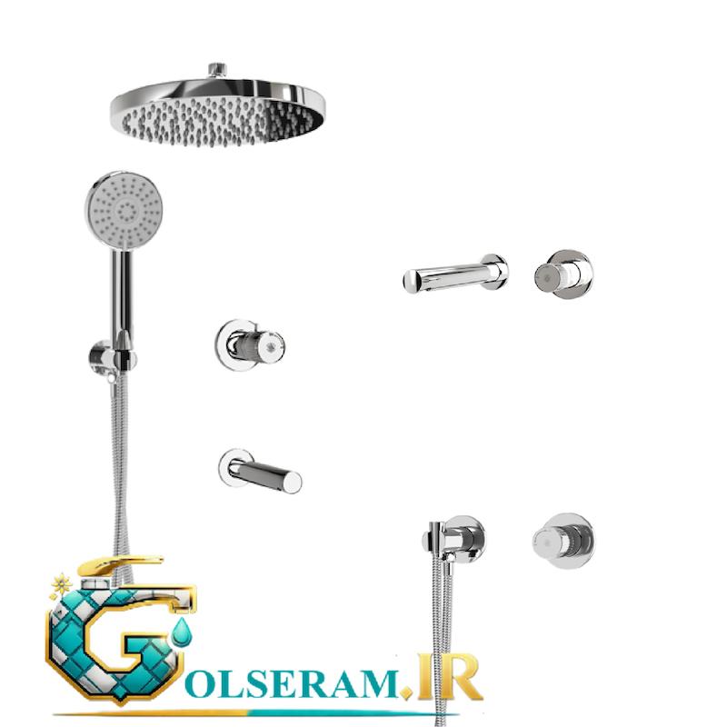 شیرالات کسری - ست توکار زنو کروم