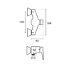 شیرالات KWC - شیر توالت کواترو