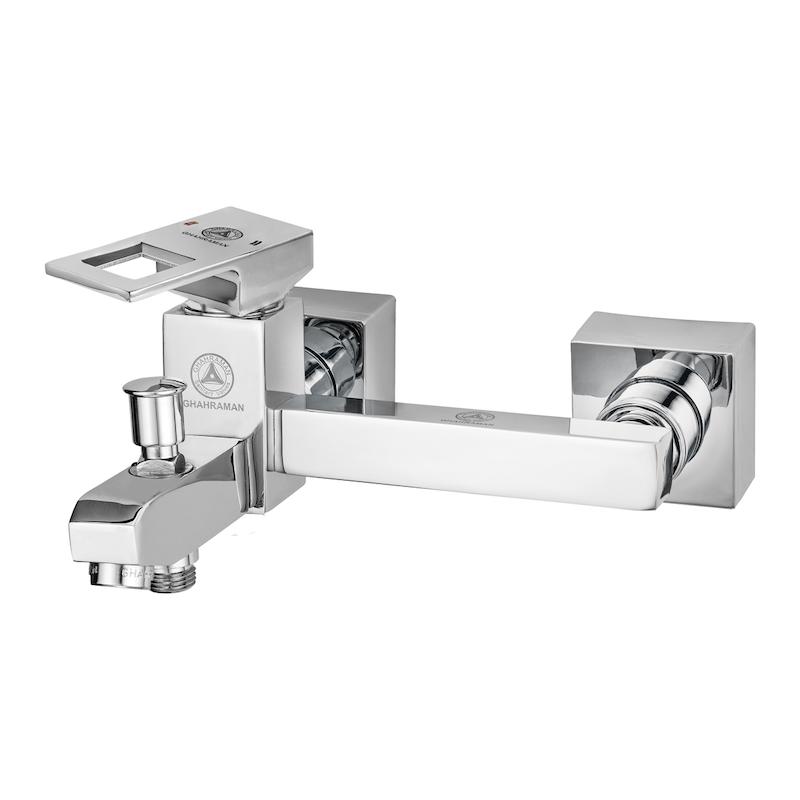 شیرالات قهرمان - شیر حمام فلت رویال کروم